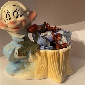 Walt Disney World Dopey with planter.